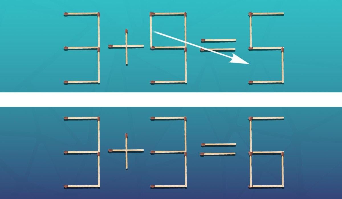 Katero uganko je treba premakniti, da bo enakost pravilna: uganka za genije