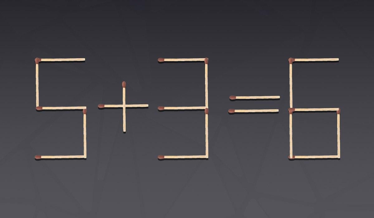 Zelo težka uganka: premakniti moraš le eno vžigalico.