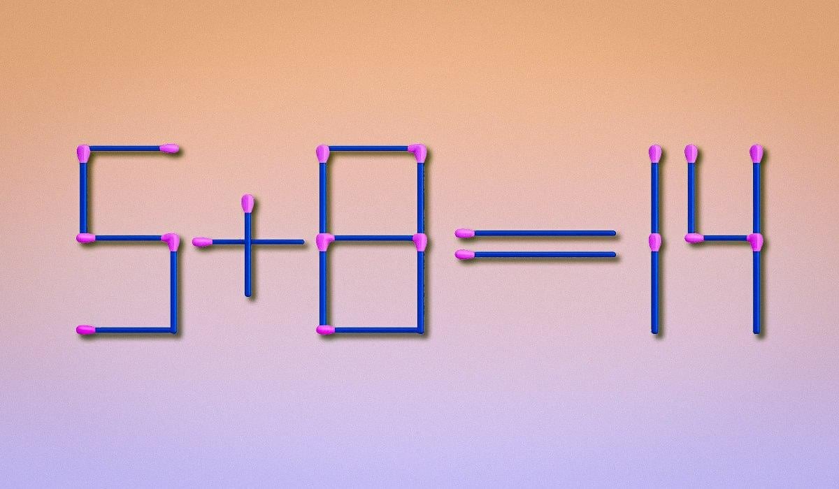 Kjer je treba dodati ujemanje, da je enakost pravilna: preprost test IQ