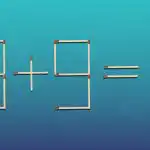 Katero tekmo je treba premakniti, da je enakost pravilna: uganka