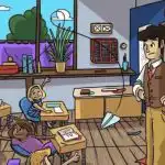 Učitelj je izgubil pomemben predmet, vi ga morate najti v